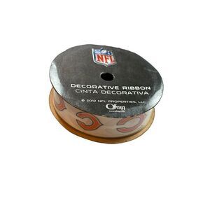 Chicago Bears NFL Decorative Ribbon 3 Yards 7/8" Polyester By Offray